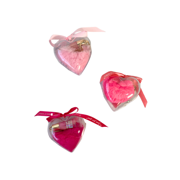Corazón glitter lip gloss